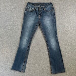 Buffalo Jeans Womens 28 David Bitton Blue Contrast Stitch Classic